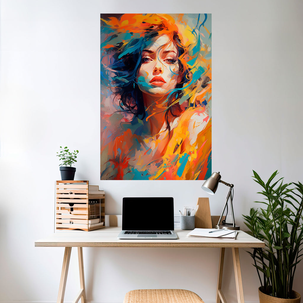 CHROMA CHARM Peel and Stick Vertical Poster