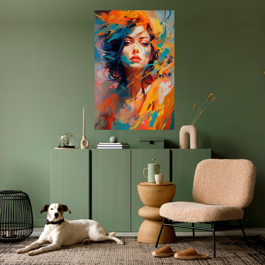 CHROMA CHARM Peel and Stick Vertical Poster