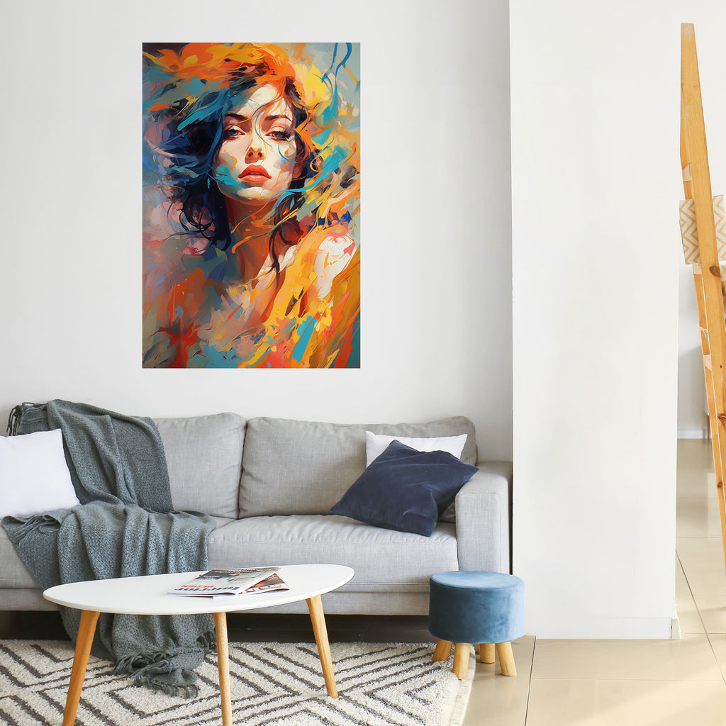 CHROMA CHARM Peel and Stick Vertical Poster