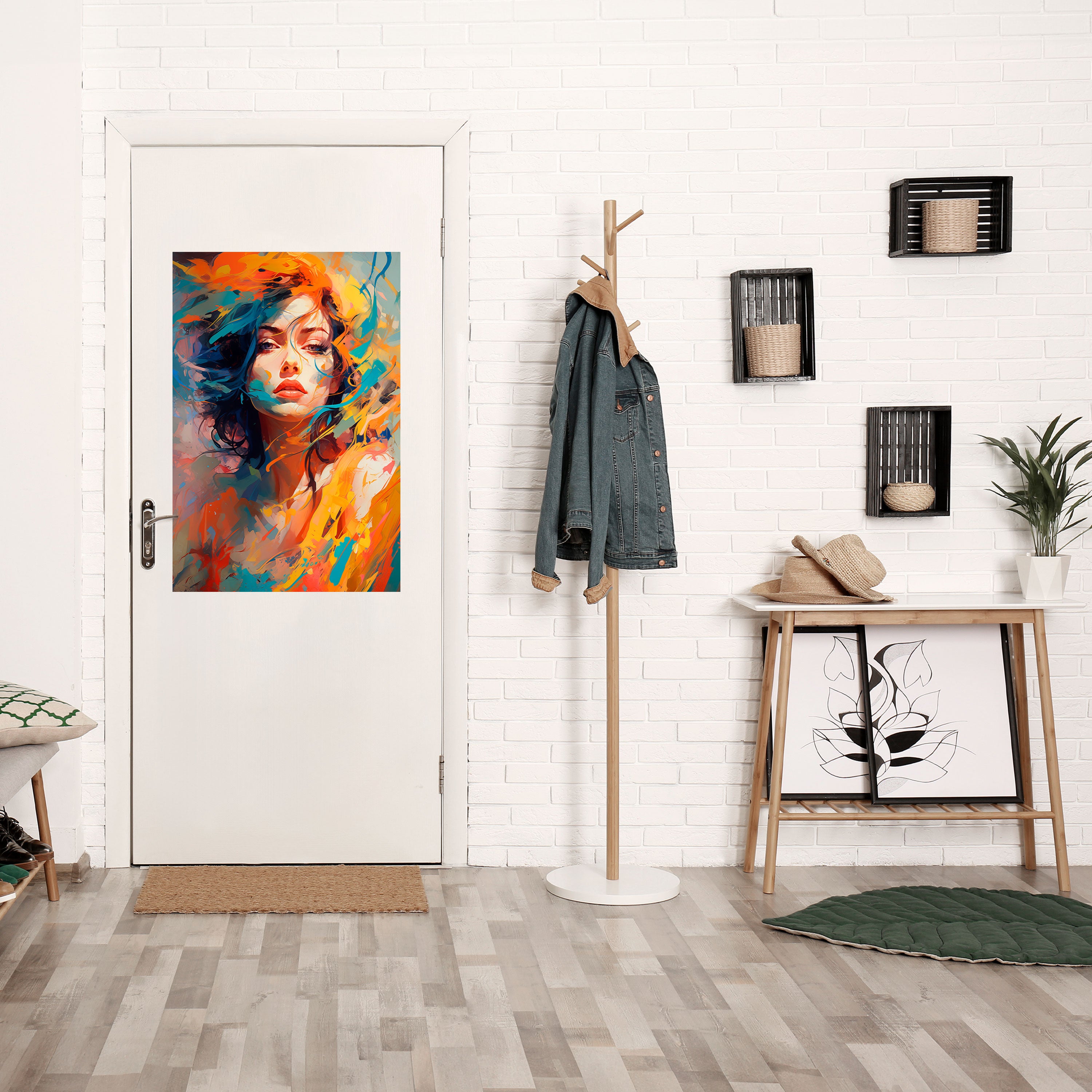 CHROMA CHARM Peel and Stick Vertical Poster