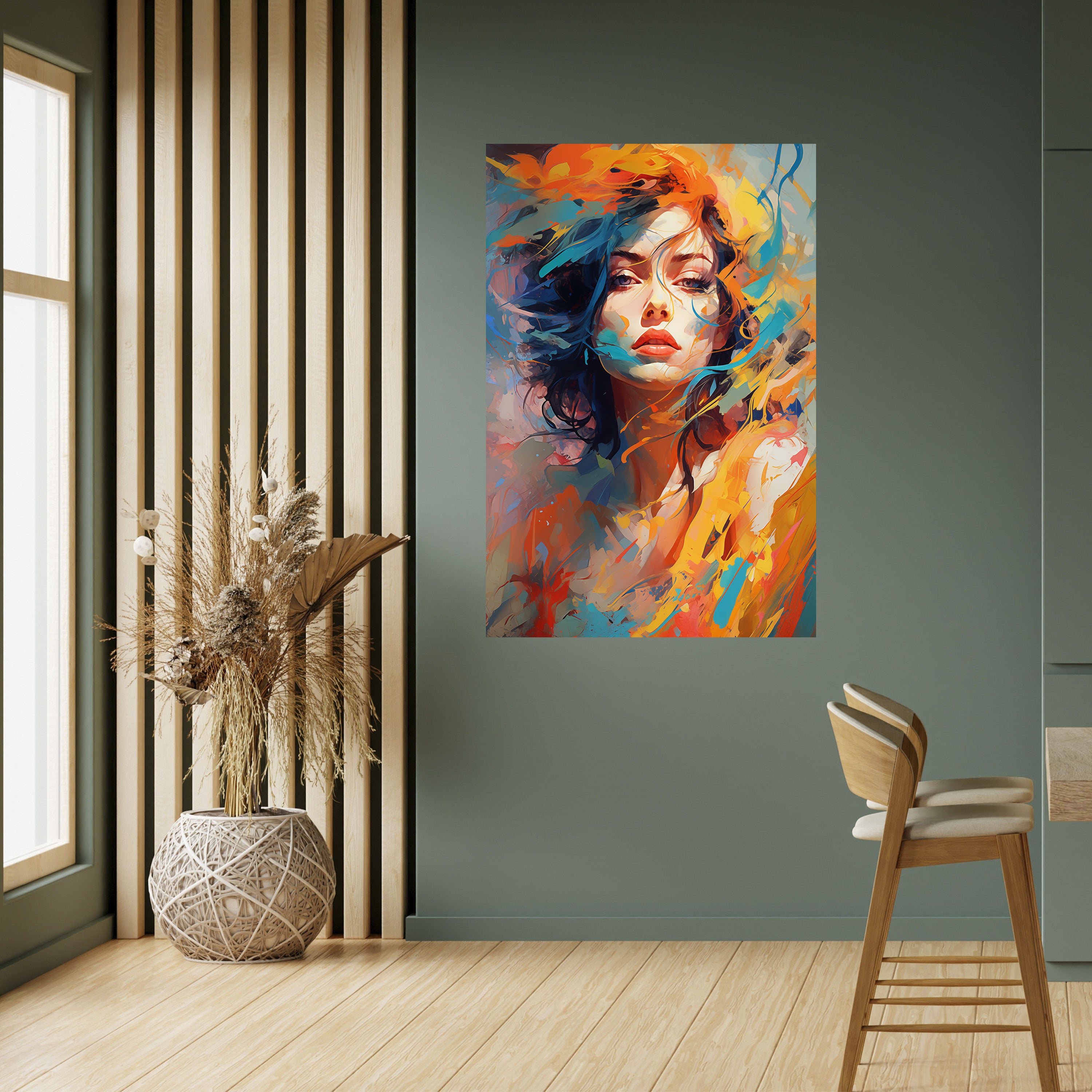 CHROMA CHARM Peel and Stick Vertical Poster