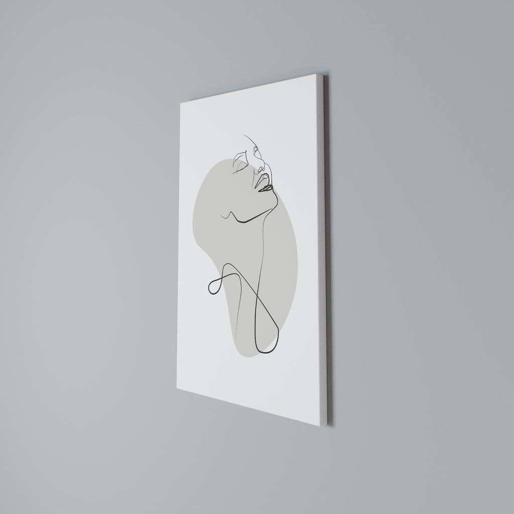 SUBTLE SIMPLICITY Vertical Canvas Print