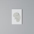 SUBTLE SIMPLICITY Vertical Canvas Print
