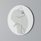 SUBTLE SIMPLICITY Decoración de Pared Redonda