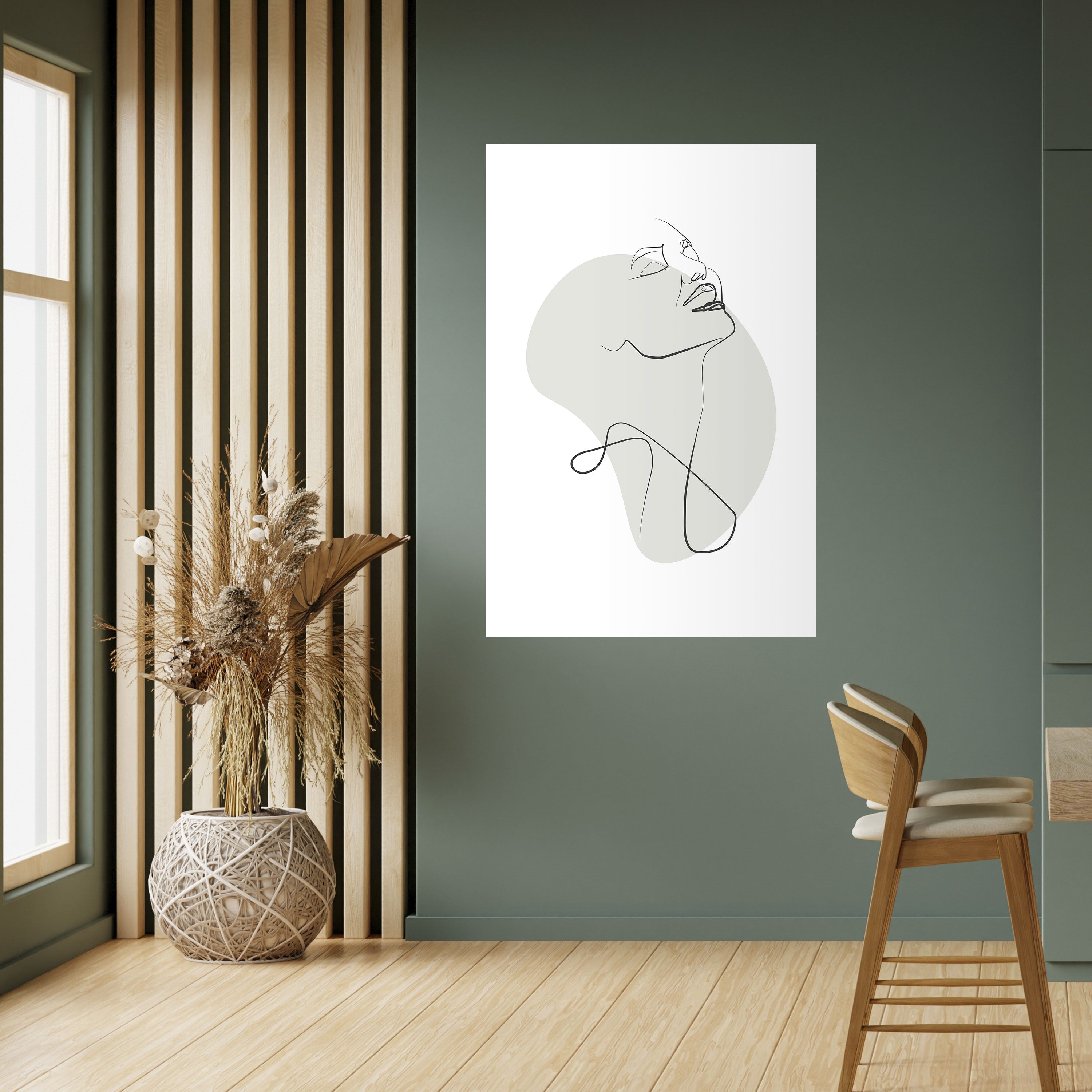 SUBTLE SIMPLICITY Peel and Stick Vertical Poster