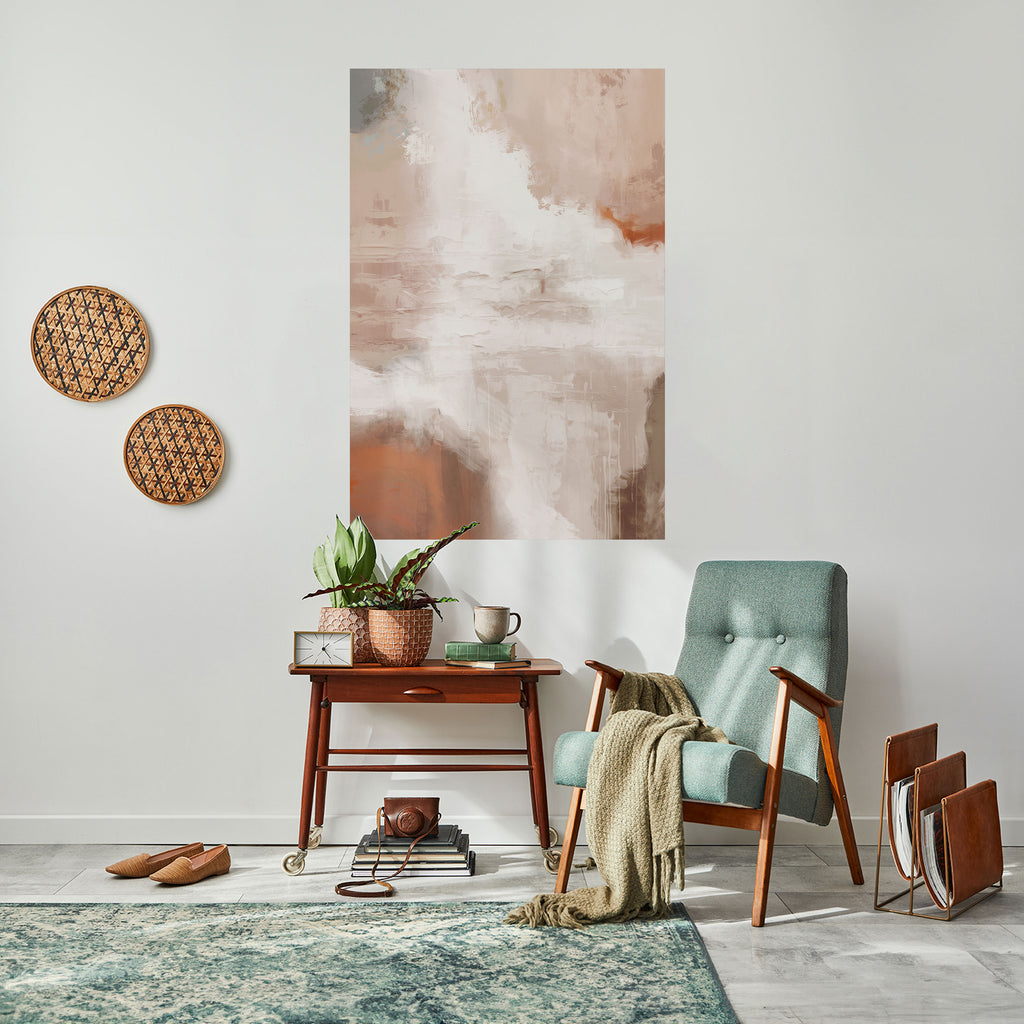 BLUSH SERENITY Peel and Stick Vertical Poster