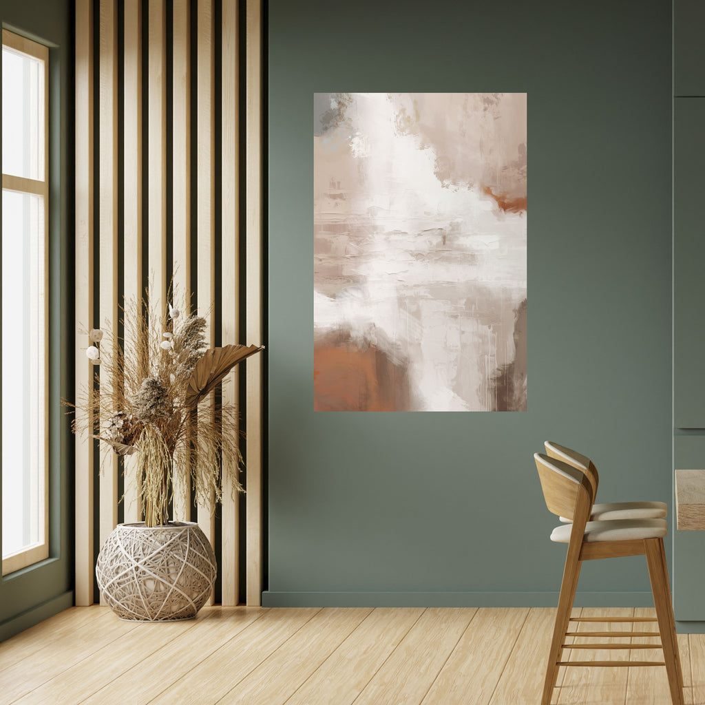 BLUSH SERENITY Peel and Stick Vertical Poster