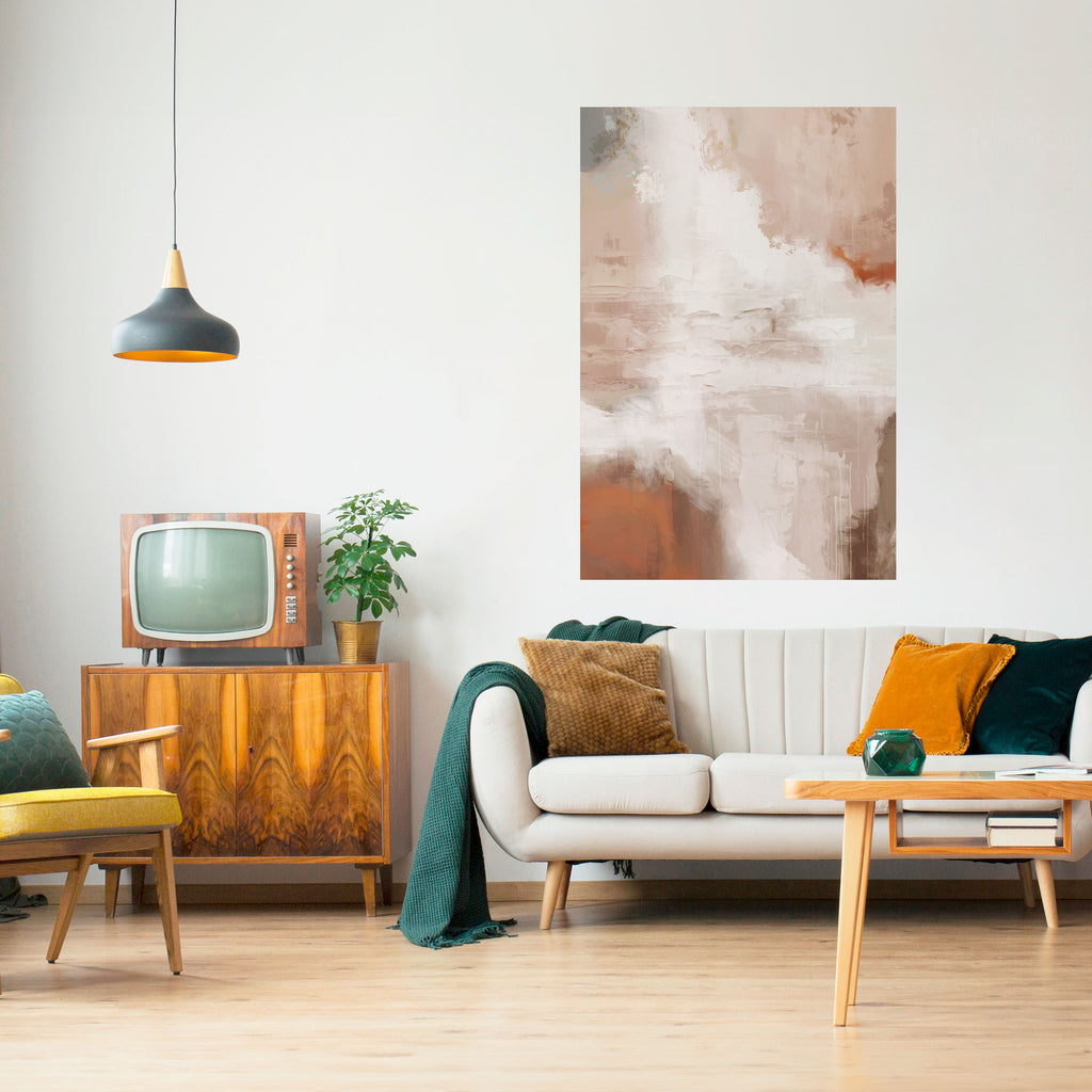 BLUSH SERENITY Peel and Stick Vertical Poster