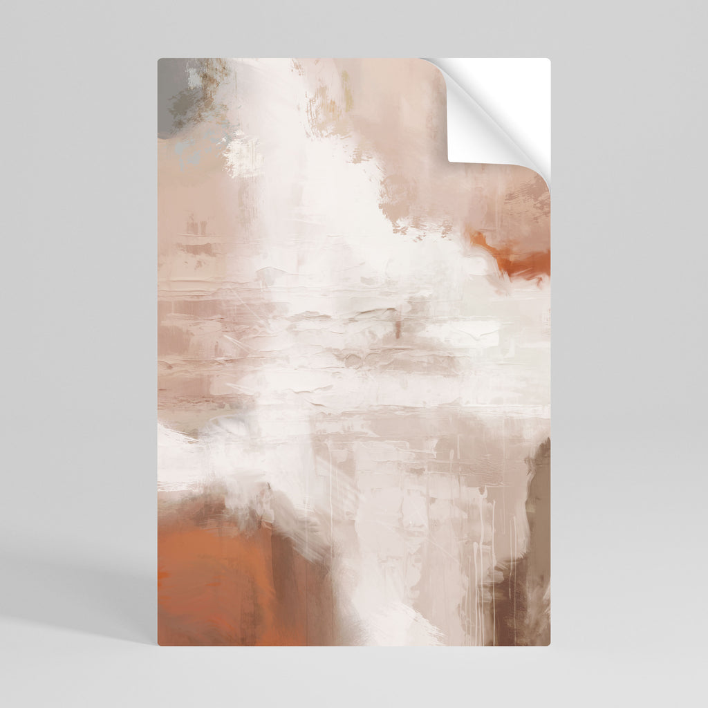 BLUSH SERENITY Peel and Stick Vertical Poster