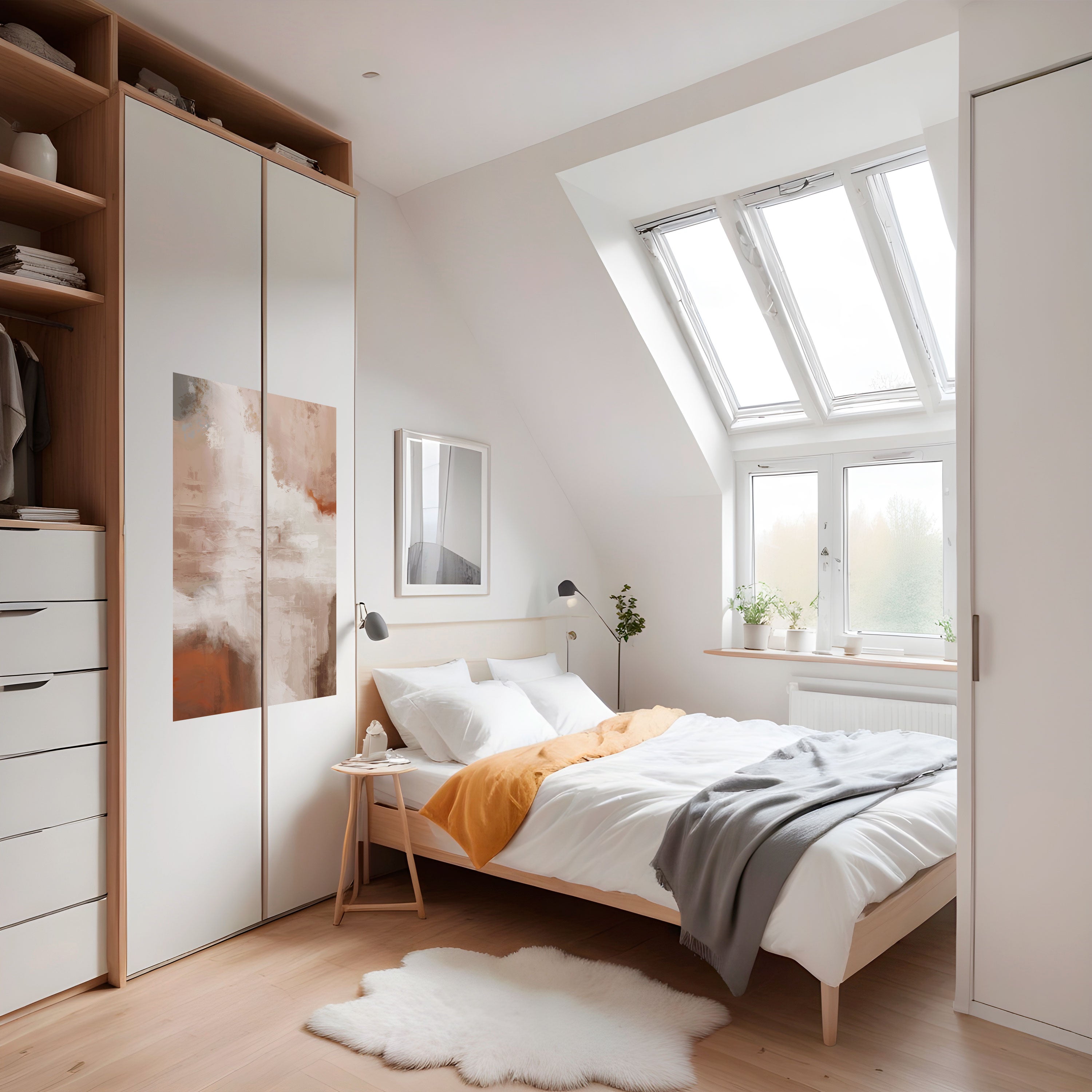 BLUSH SERENITY Peel and Stick Vertical Poster