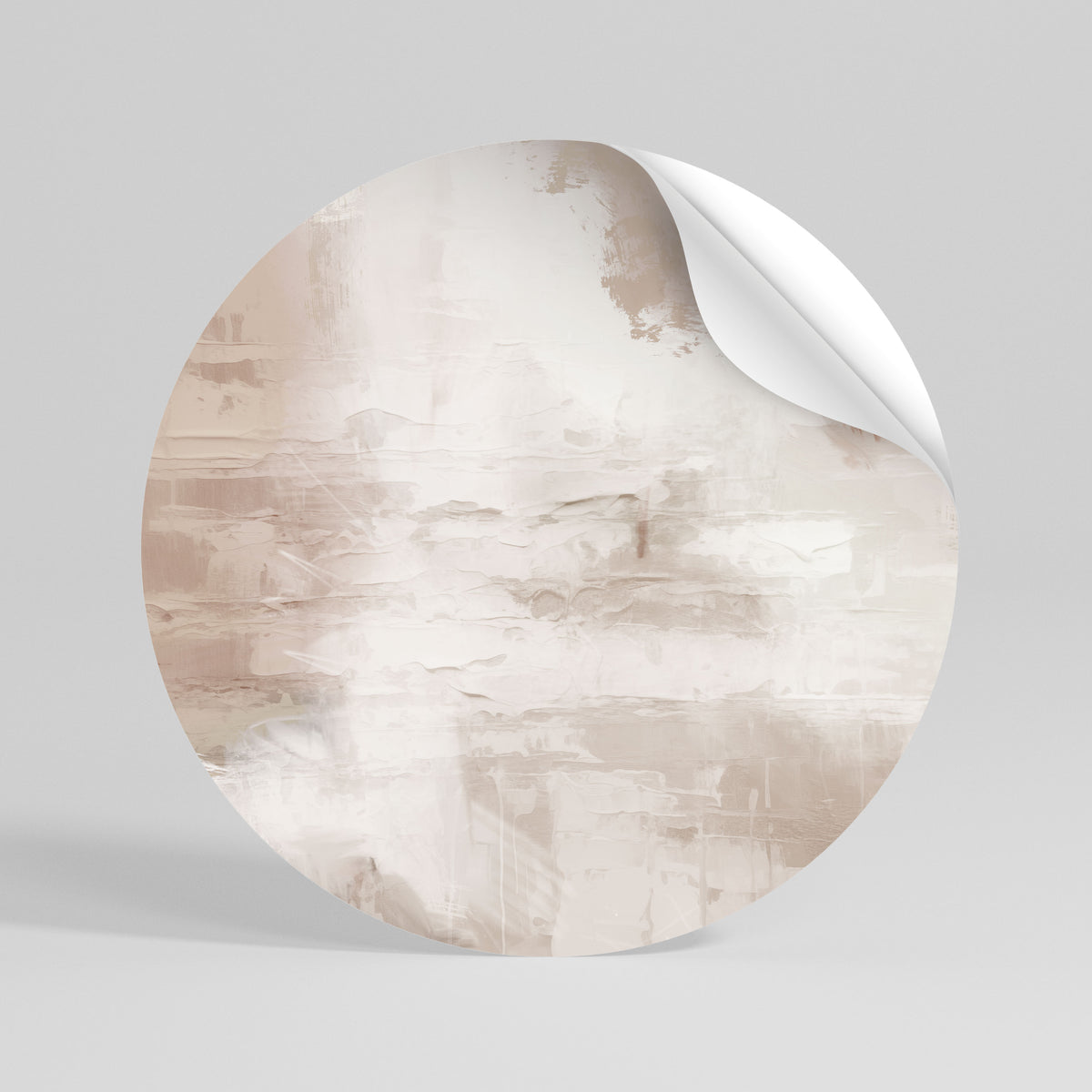 BLUSH SERENITY Vinilo adhesivo redondo