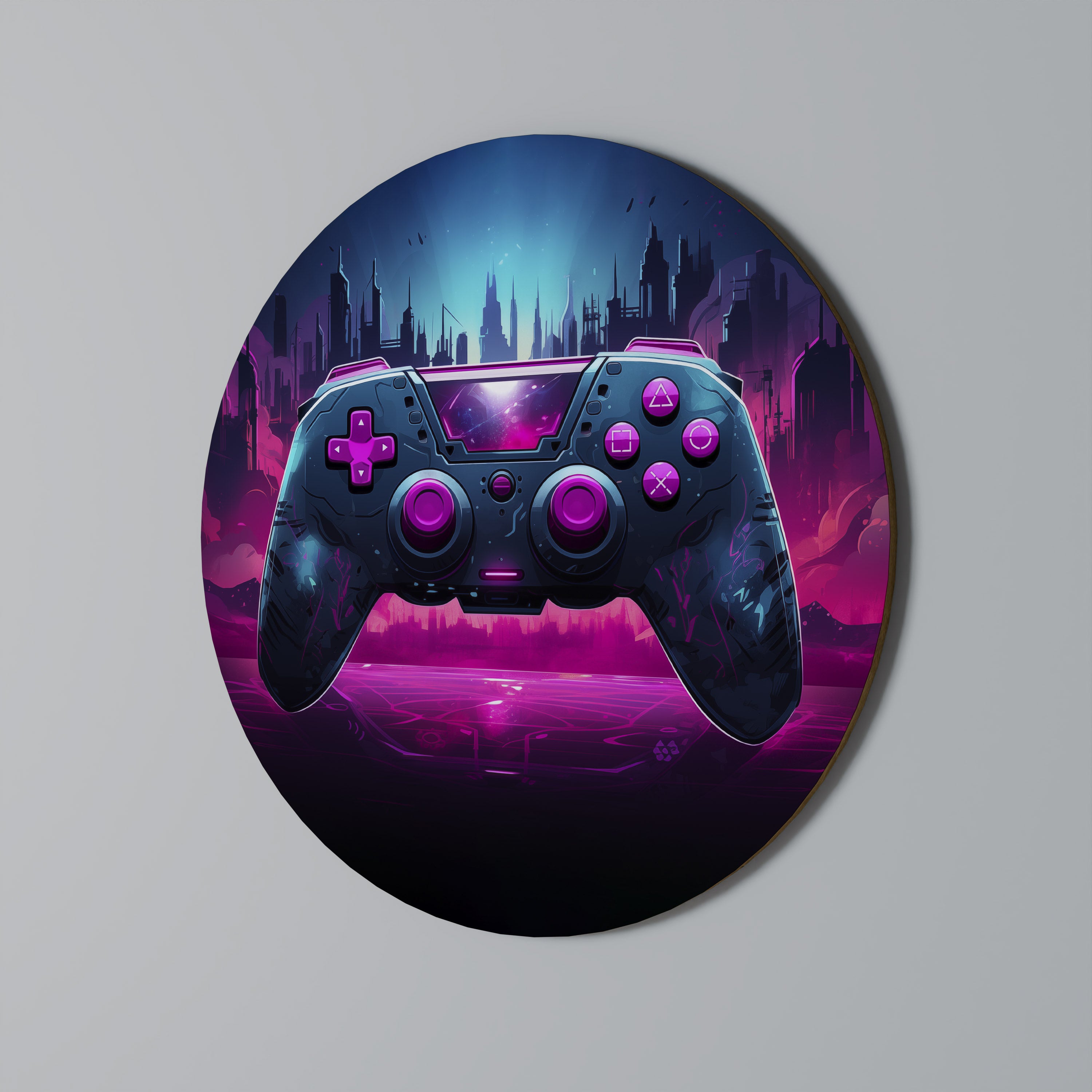 INFINITY MATRIX PAD Round Wall Art