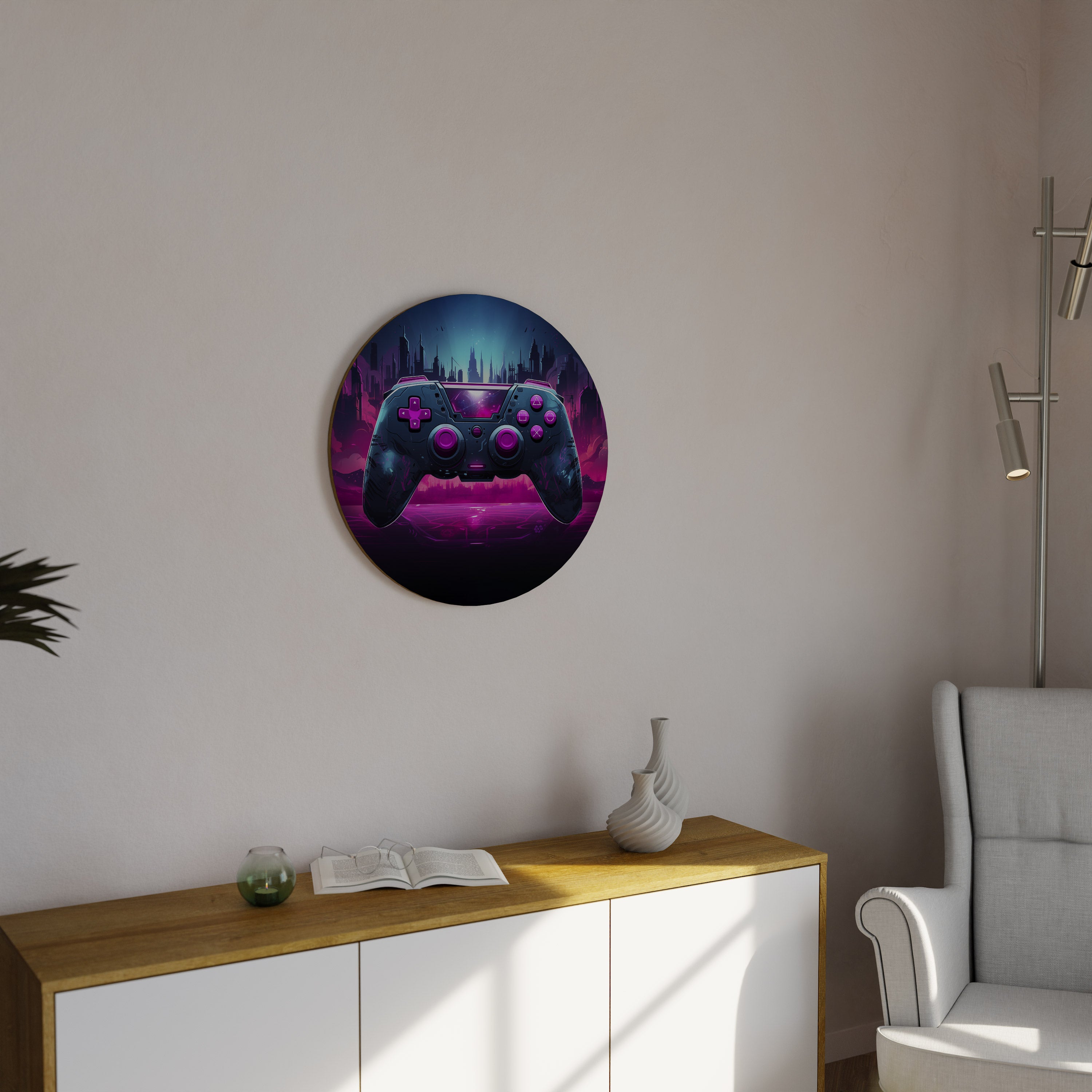INFINITY MATRIX PAD Round Wall Art