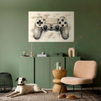 QUANTUM QUEST PAD Peel and Stick Horizontal Poster