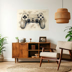 QUANTUM QUEST PAD Peel and Stick Horizontal Poster