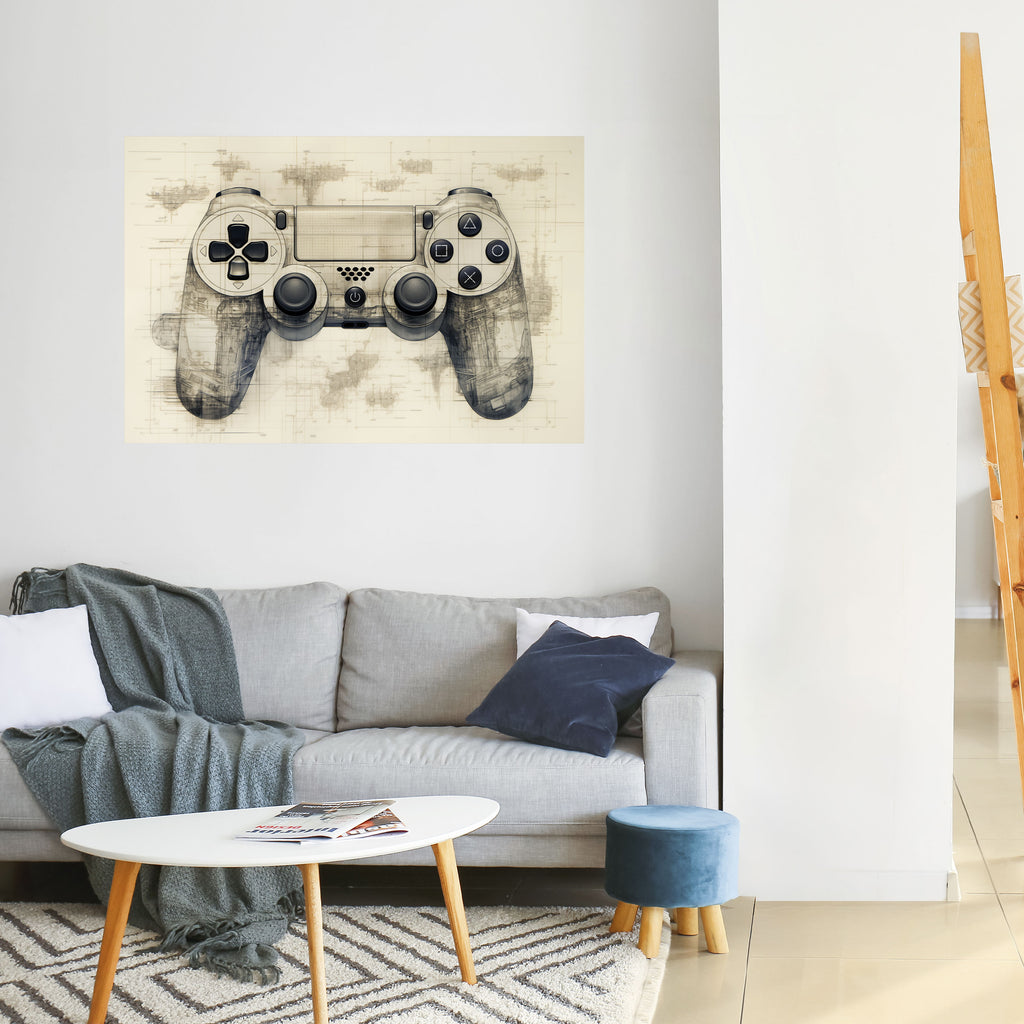 Póster horizontal autoadhesivo QUANTUM QUEST PAD