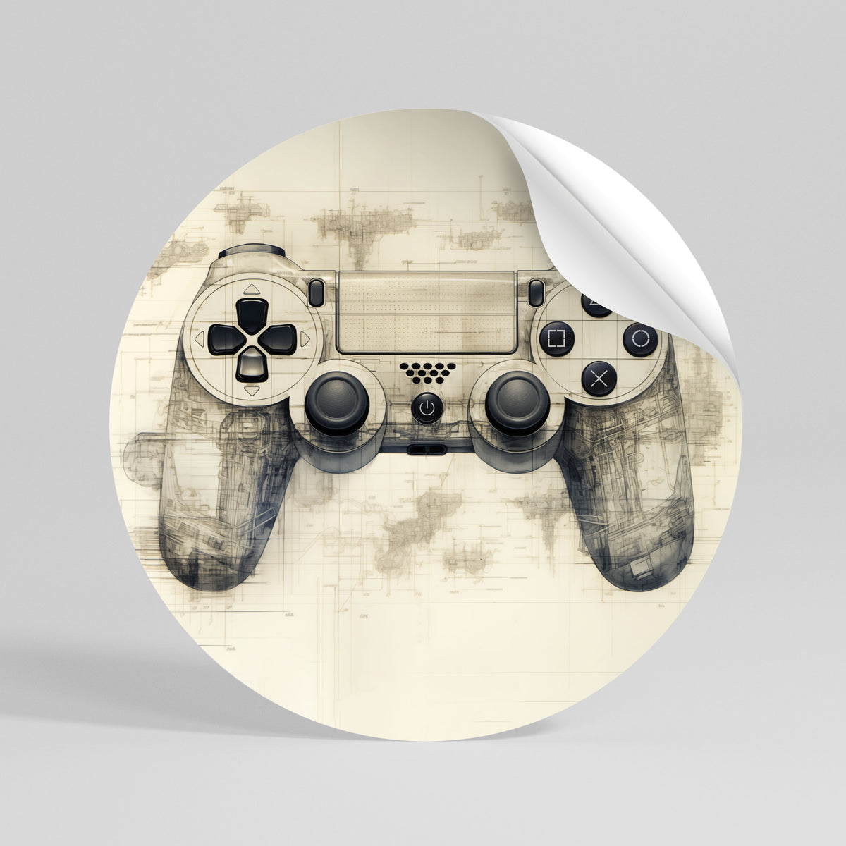 QUANTUM QUEST PAD Vinilo adhesivo redondo