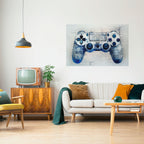 CYBER SCAPE PAD Peel and Stick Horizontal Poster