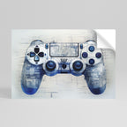 CYBER SCAPE PAD Peel and Stick Horizontal Poster