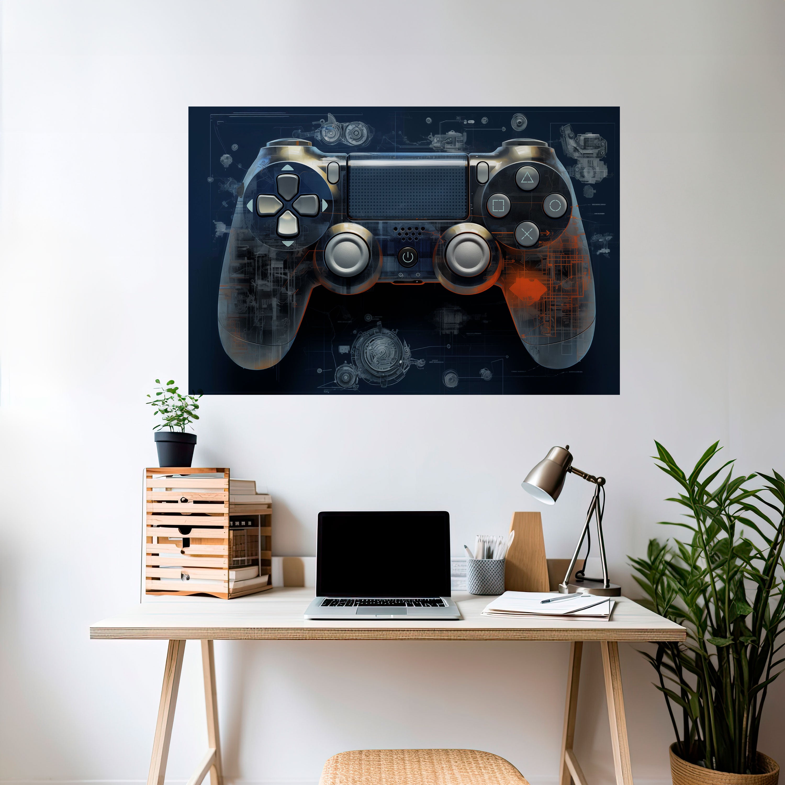 Póster horizontal autoadhesivo VIRTUAL VELOCITY PAD