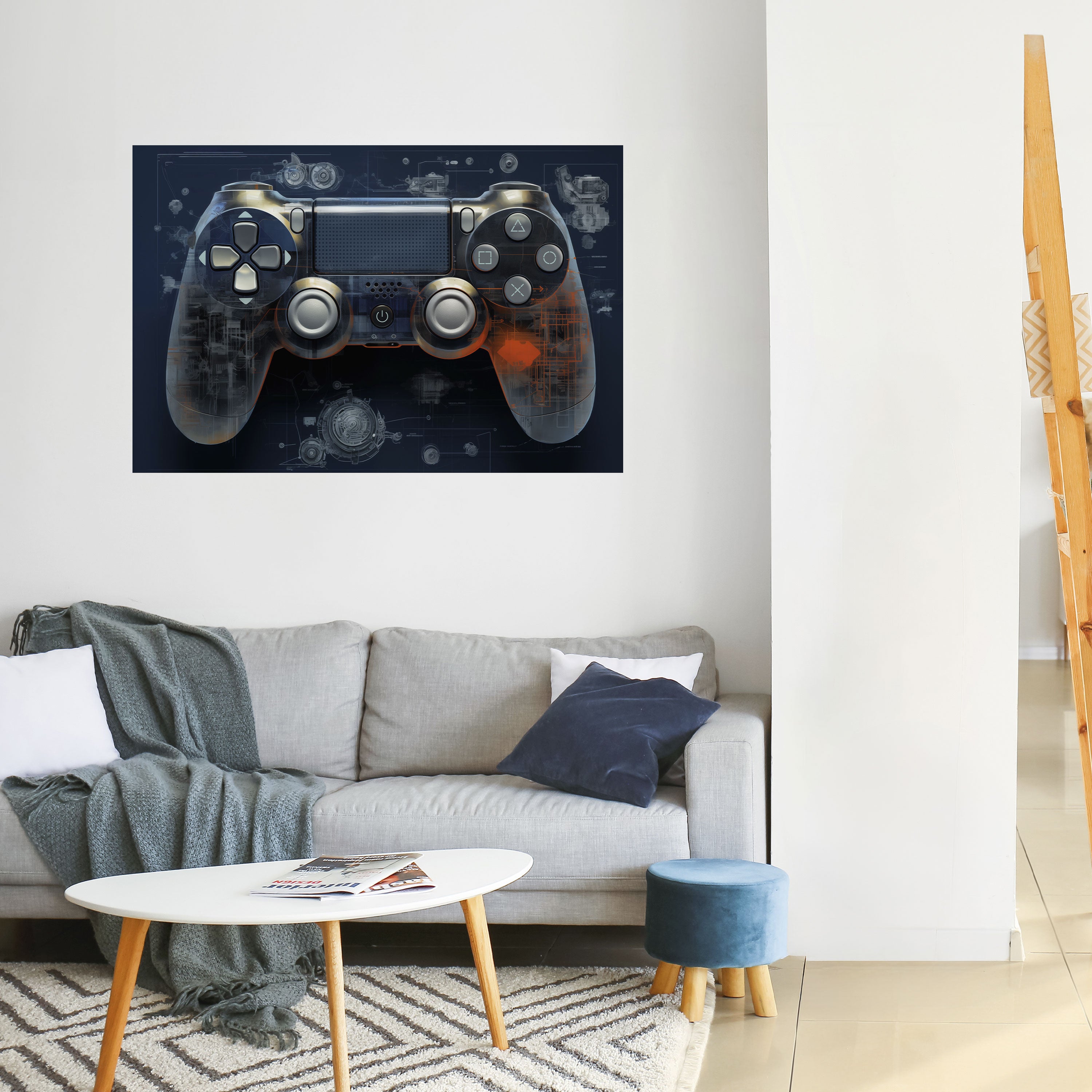 Póster horizontal autoadhesivo VIRTUAL VELOCITY PAD