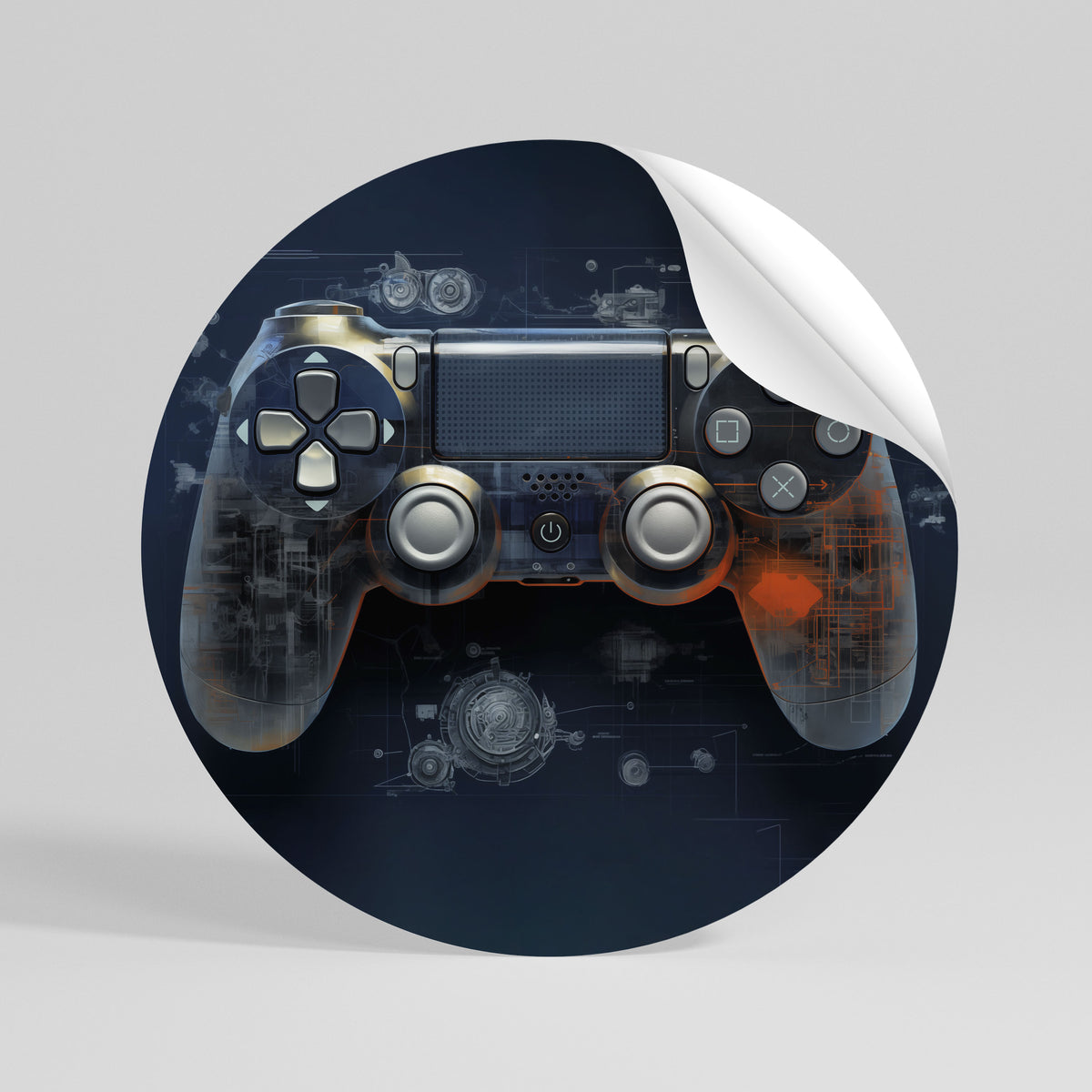 VIRTUAL VELOCITY PAD Vinilo adhesivo redondo