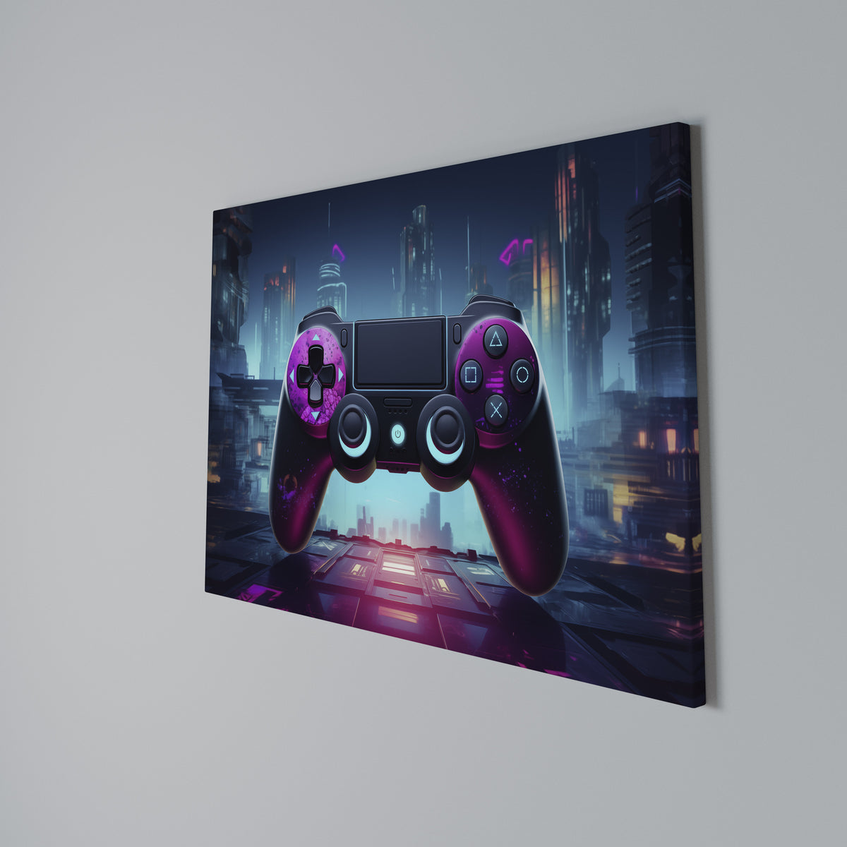 SYNTHWAVE PAD Cuadro en lienzo horizontal