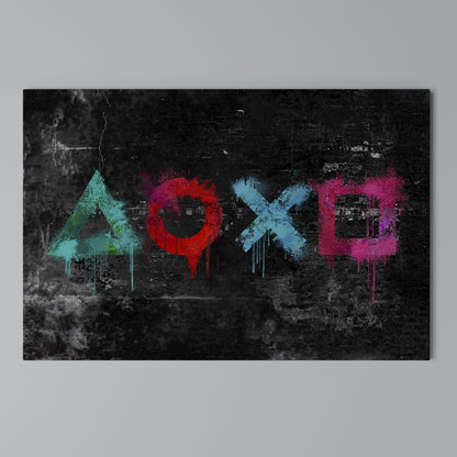 GAMER OUTLAWS Cuadro en lienzo horizontal