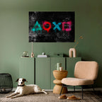 GAMER OUTLAWS Peel and Stick Horizontal Poster