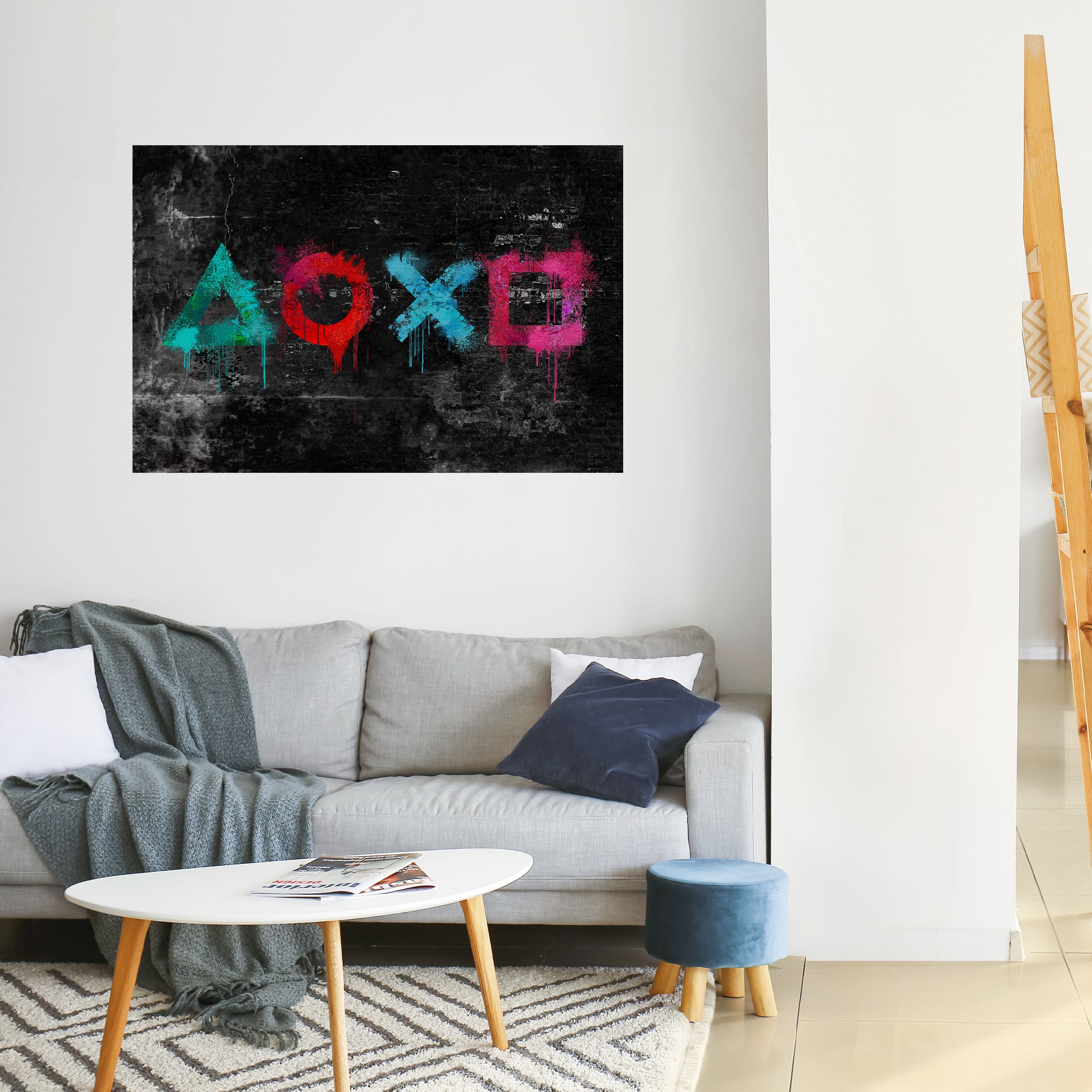 Póster horizontal autoadhesivo de GAMER OUTLAWS