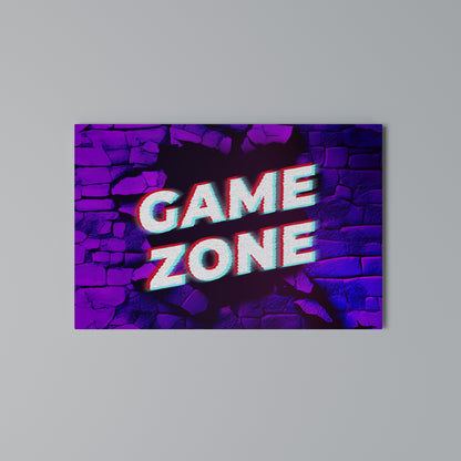 LUMINOUS GAME ZONE Cuadro en lienzo horizontal