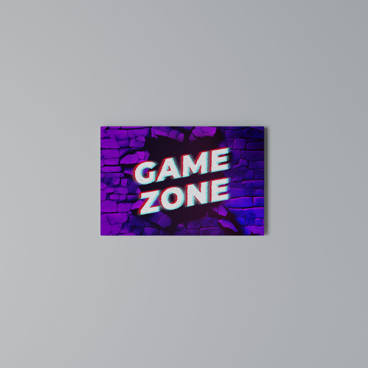 LUMINOUS GAME ZONE Cuadro en lienzo horizontal