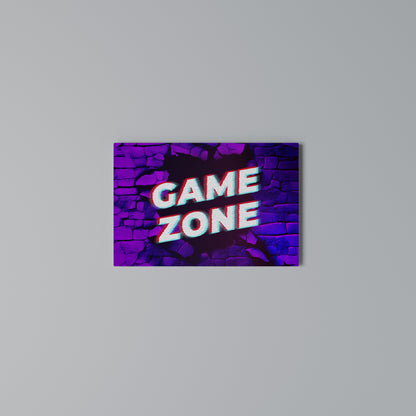 LUMINOUS GAME ZONE Cuadro en lienzo horizontal