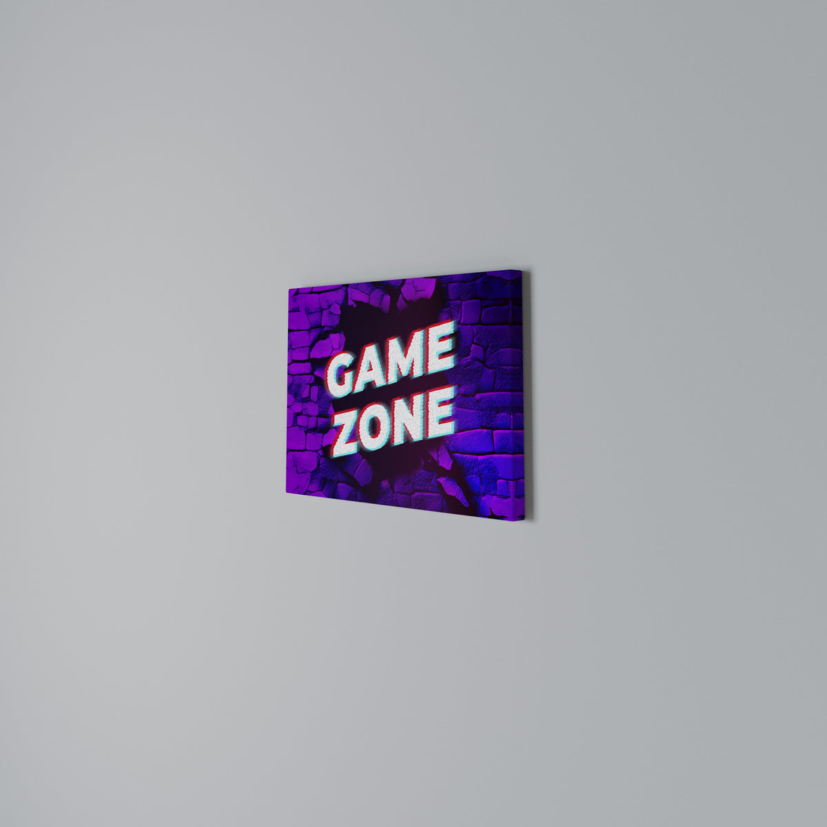 LUMINOUS GAME ZONE Cuadro en lienzo horizontal