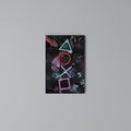 UPRISING NEON ICONS Cuadro en lienzo vertical
