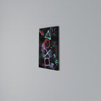 UPRISING NEON ICONS Cuadro en lienzo vertical