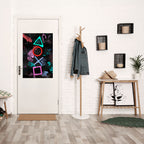 UPRISING NEON ICONS Póster Vertical Adhesivo