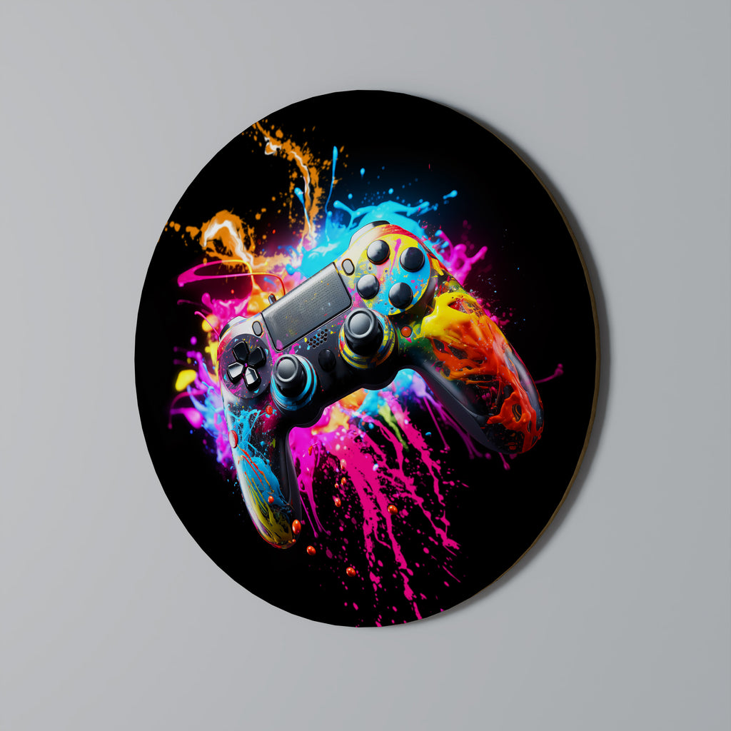 GAMING LUSH Round Wall Art