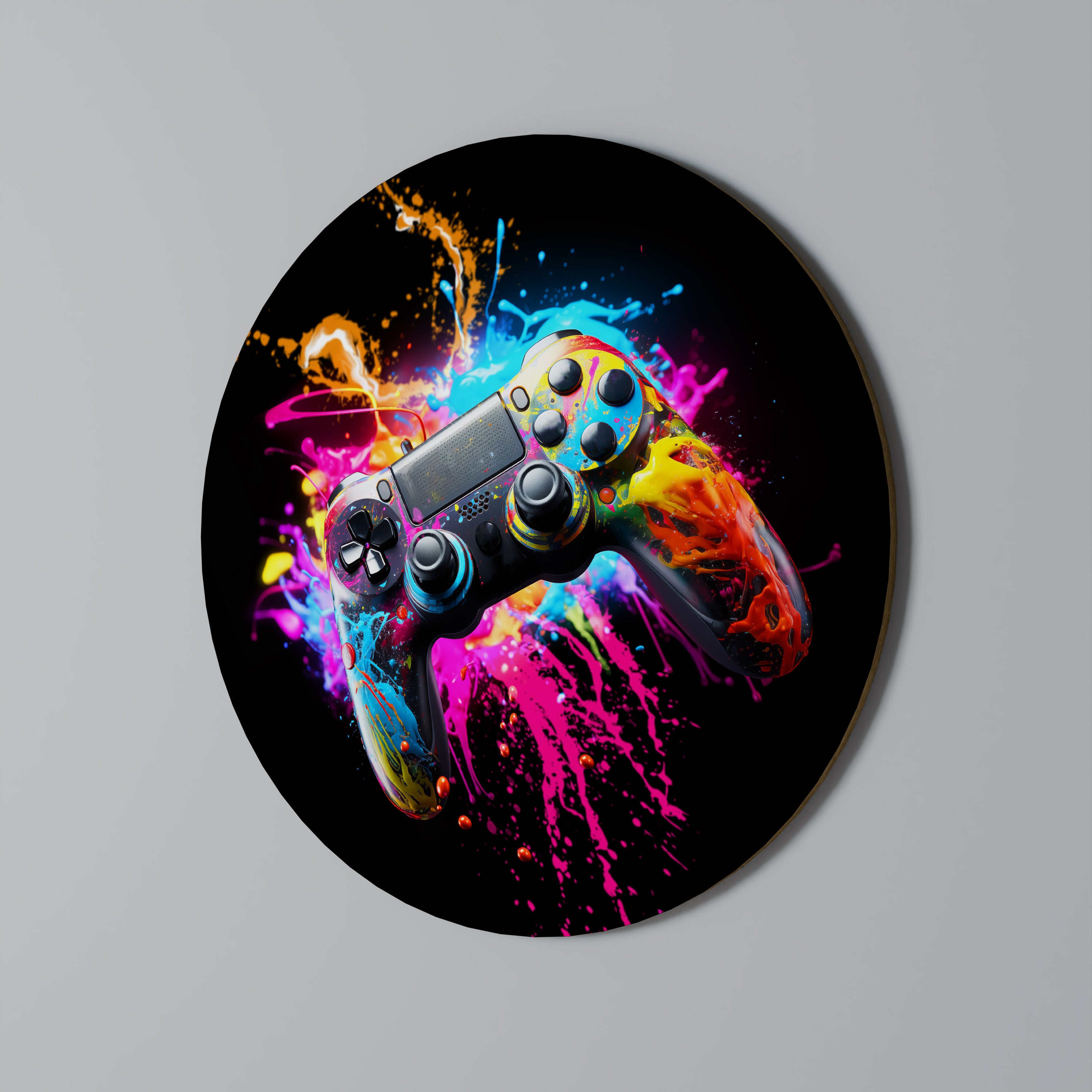 GAMING LUSH Round Wall Art
