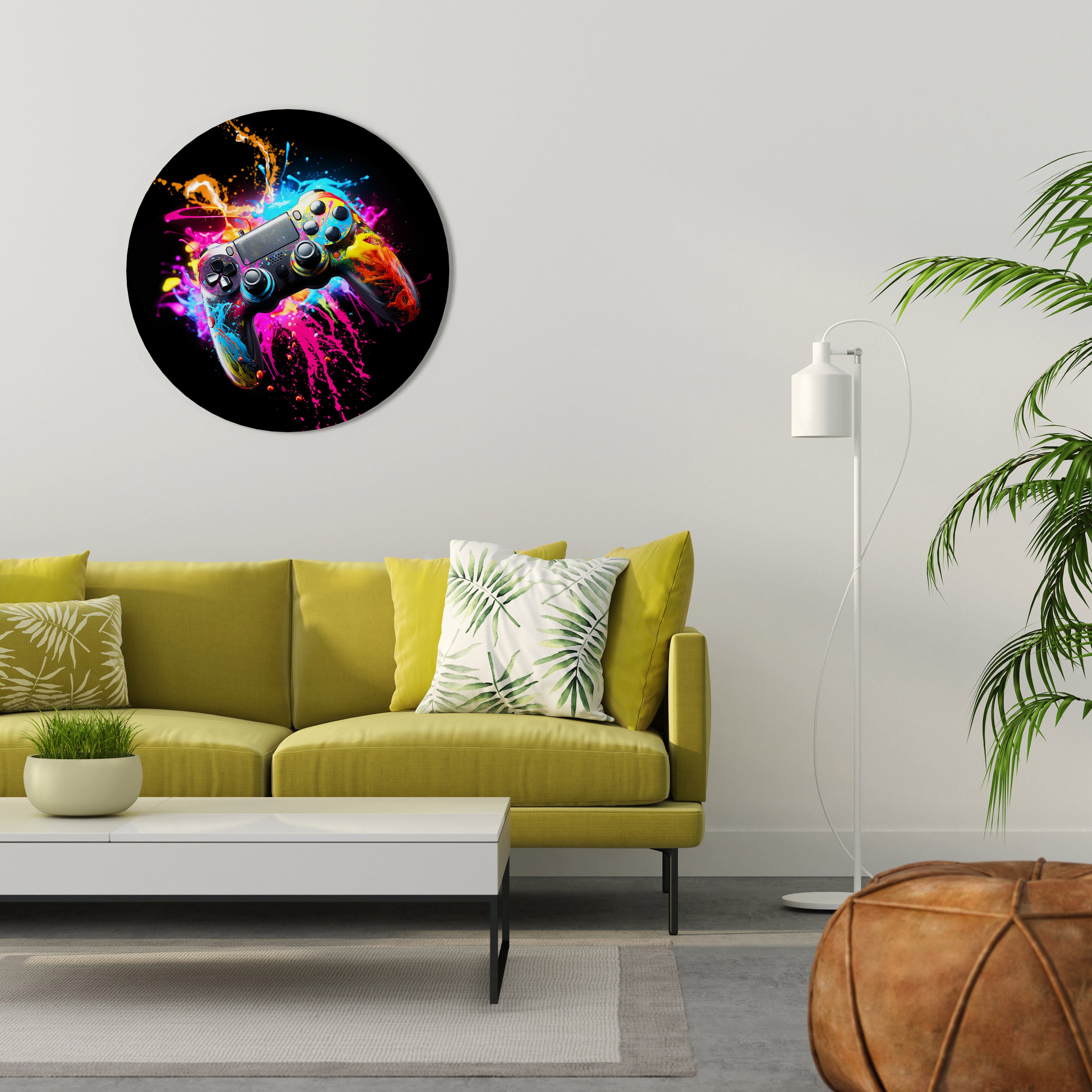 GAMING LUSH Round Wall Art