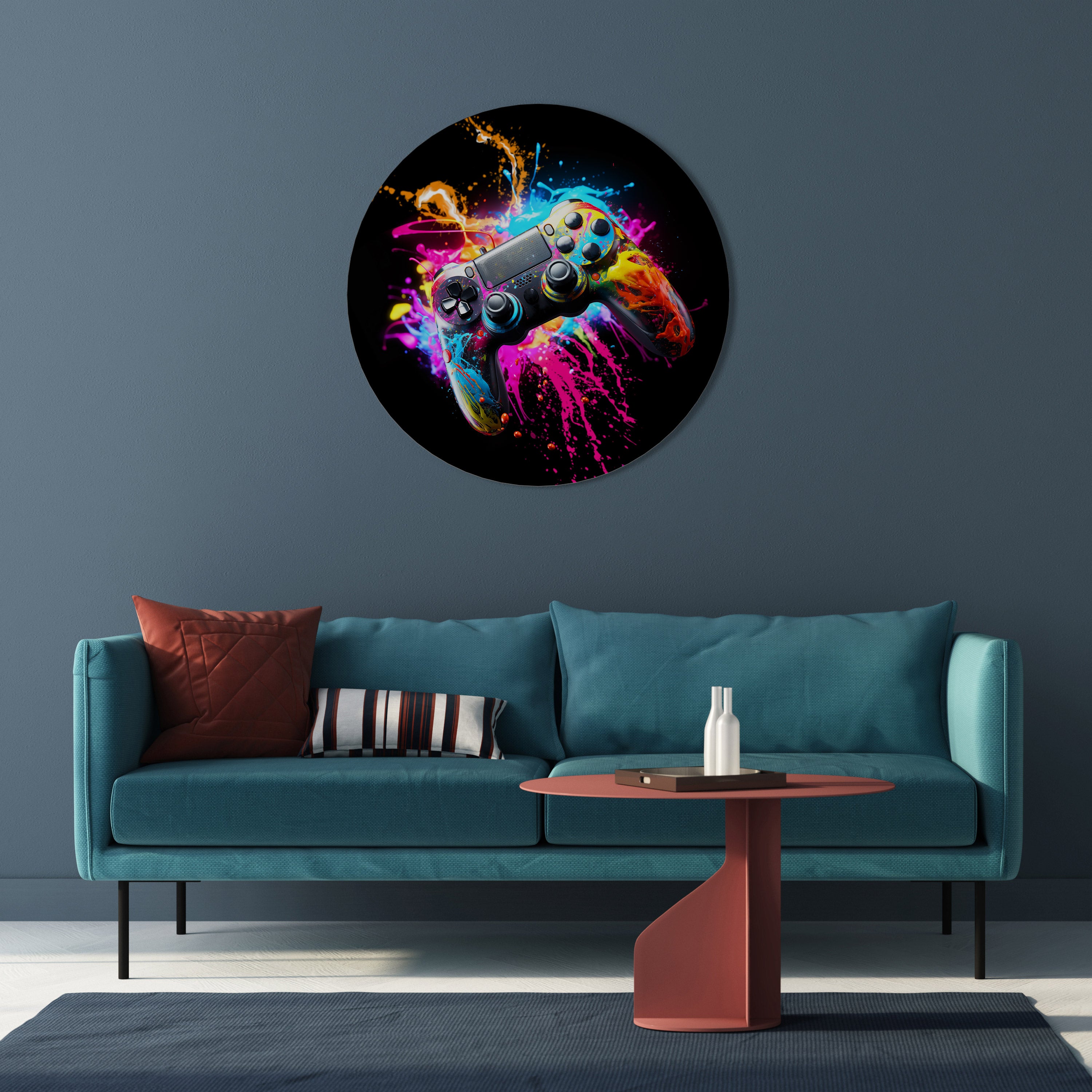 GAMING LUSH Round Wall Art