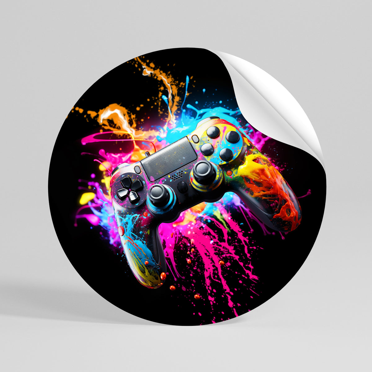 GAMING LUSH Vinilo adhesivo redondo