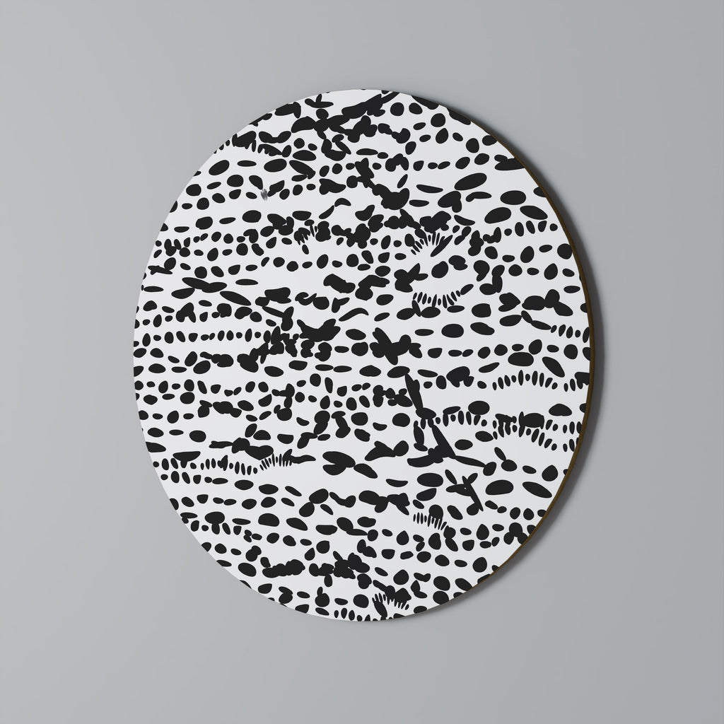 LUNAR LOOM Round Wall Art