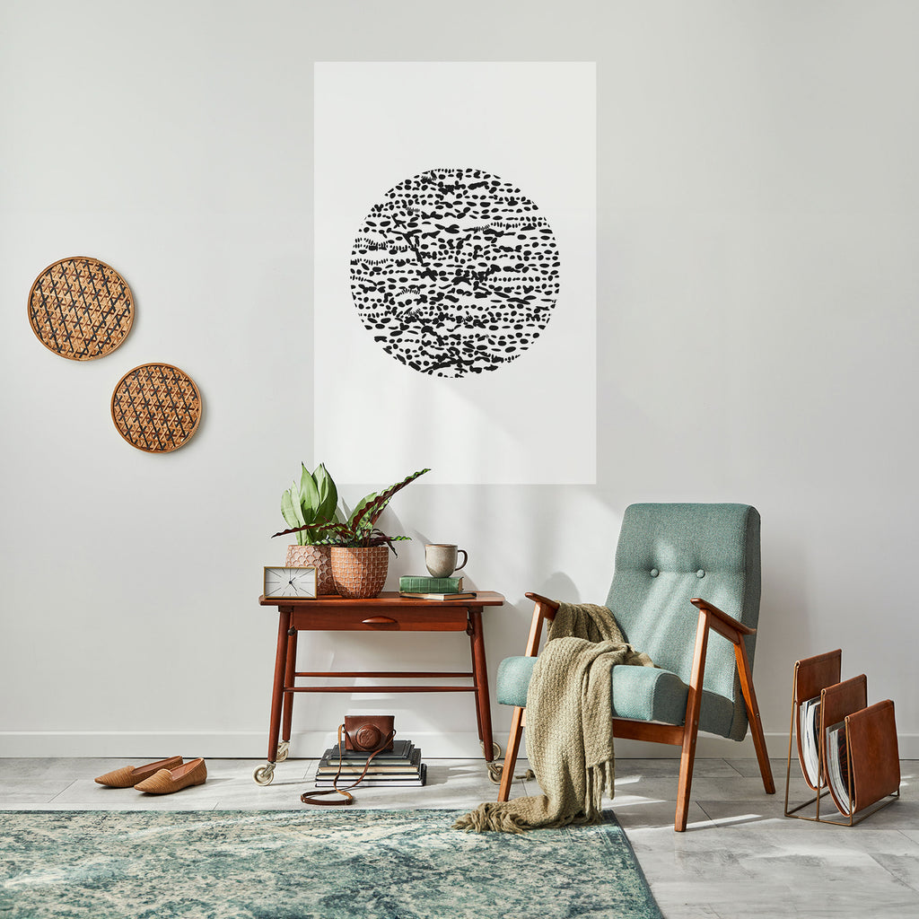 LUNAR LOOM Peel and Stick Vertical Poster