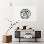 LUNAR LOOM Peel and Stick Horizontal Poster