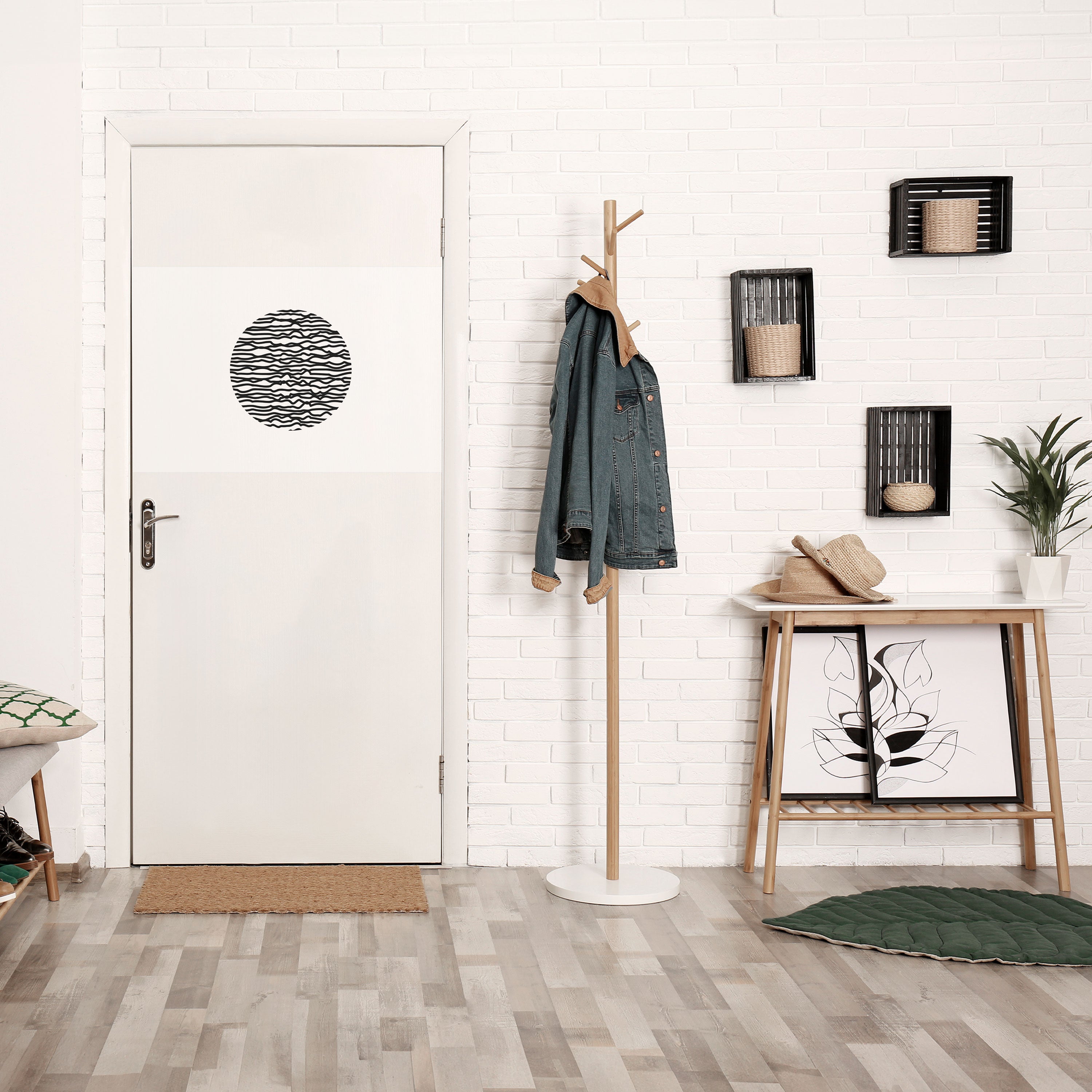 Póster horizontal autoadhesivo LUNA LINES