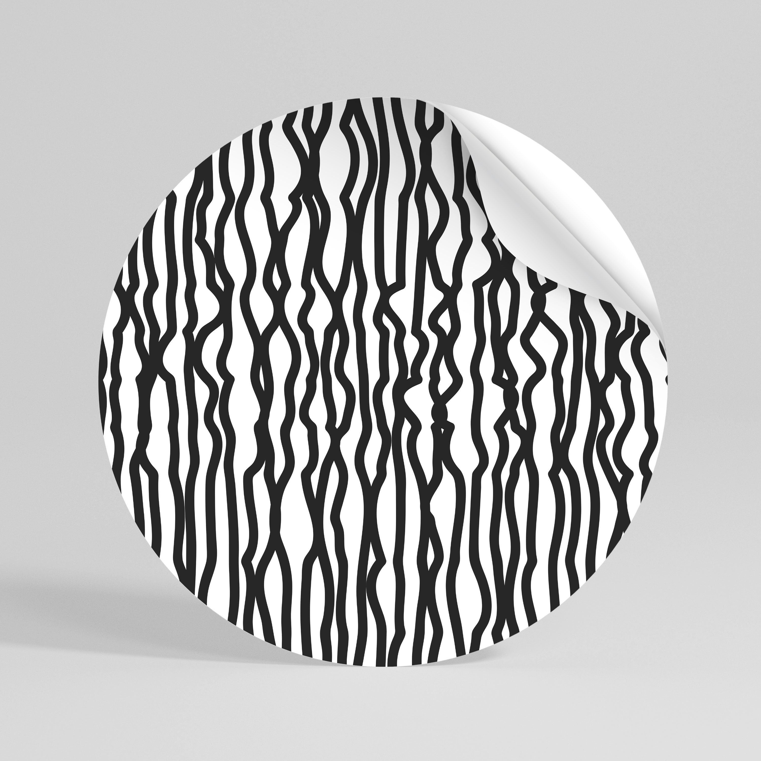 LUNA LINES Vinilo adhesivo redondo