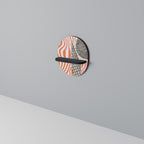 SUBLIME SYNTHESIS Estante Ovalado Decorativo en Acabado Negro