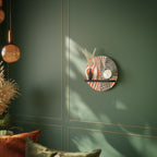 SUBLIME SYNTHESIS Estante Redondo Decorativo en Acabado Negro