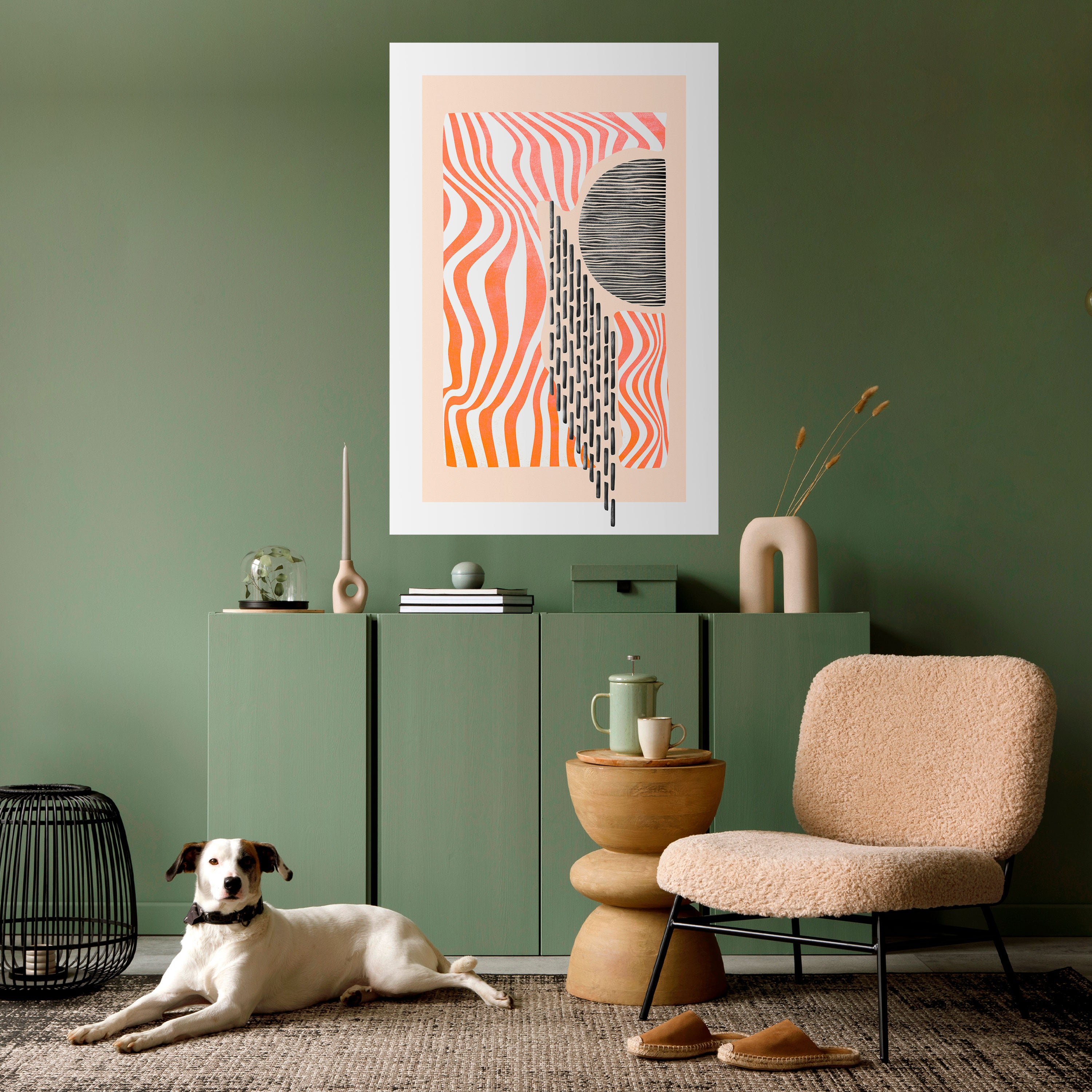 SUBLIME SYNTHESIS Peel and Stick Vertical Poster